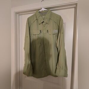 Cabela's Green Casual Button Down Shirt